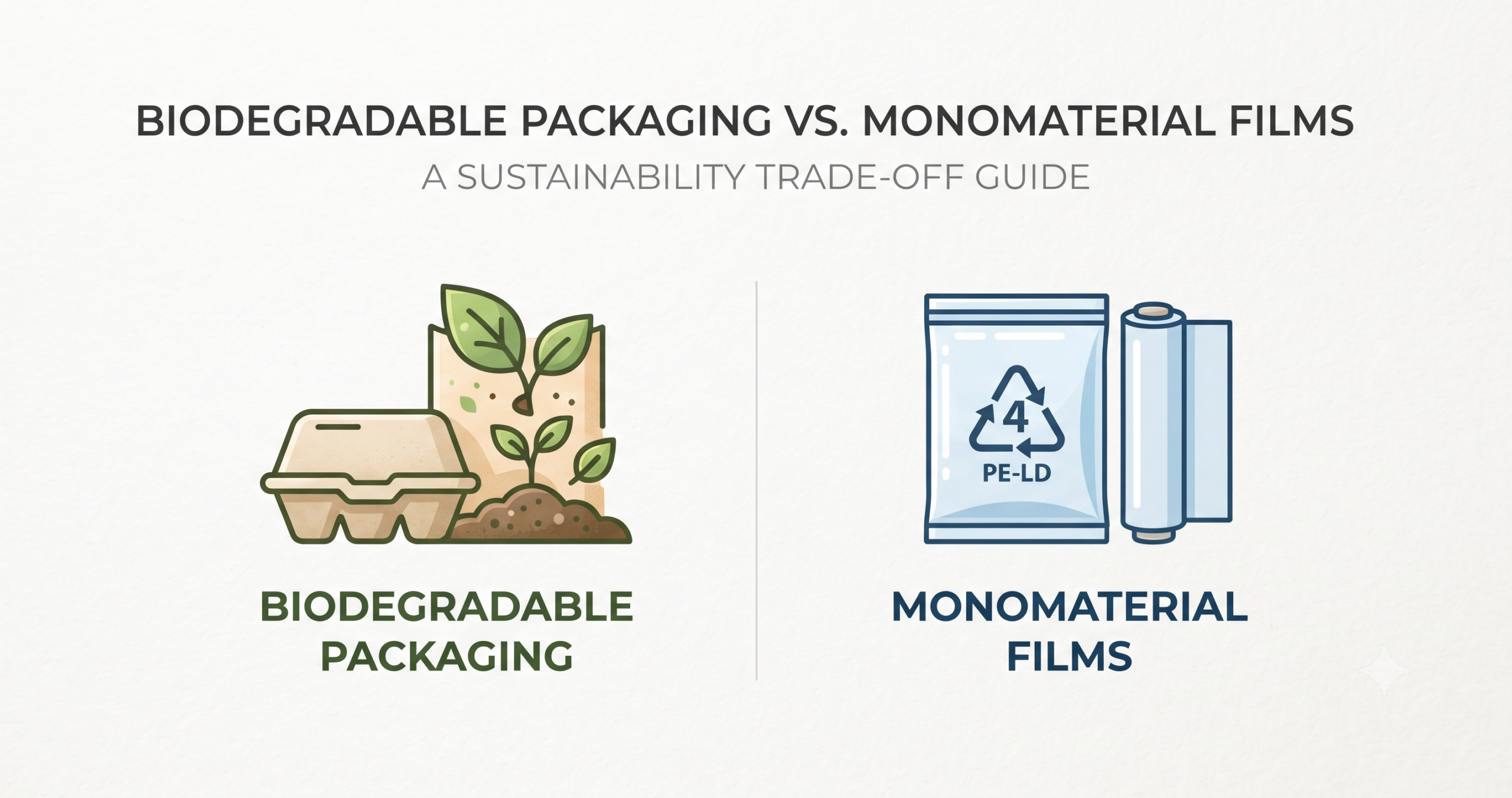 Biodegradable Packaging vs. Monomaterial Films: A Sustainability Trade-Off Guide